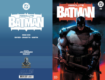 ABSOLUTE BATMAN #20 - JAVIER FERNANDEZ TRADE VARIANT KNIGHT OF COMICS EXCLUSIVE LTD 3000 - Preorder