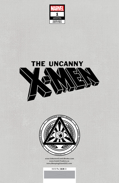 UNCANNY X-MEN #1 UNKNOWN COMICS NATHAN SZERDY EXCLUSIVE VAR (08/07/2024)