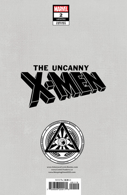 Uncanny X-Men #2 Unknown Comics Exclusive Nathan Szerdy Var (09/11/2024)