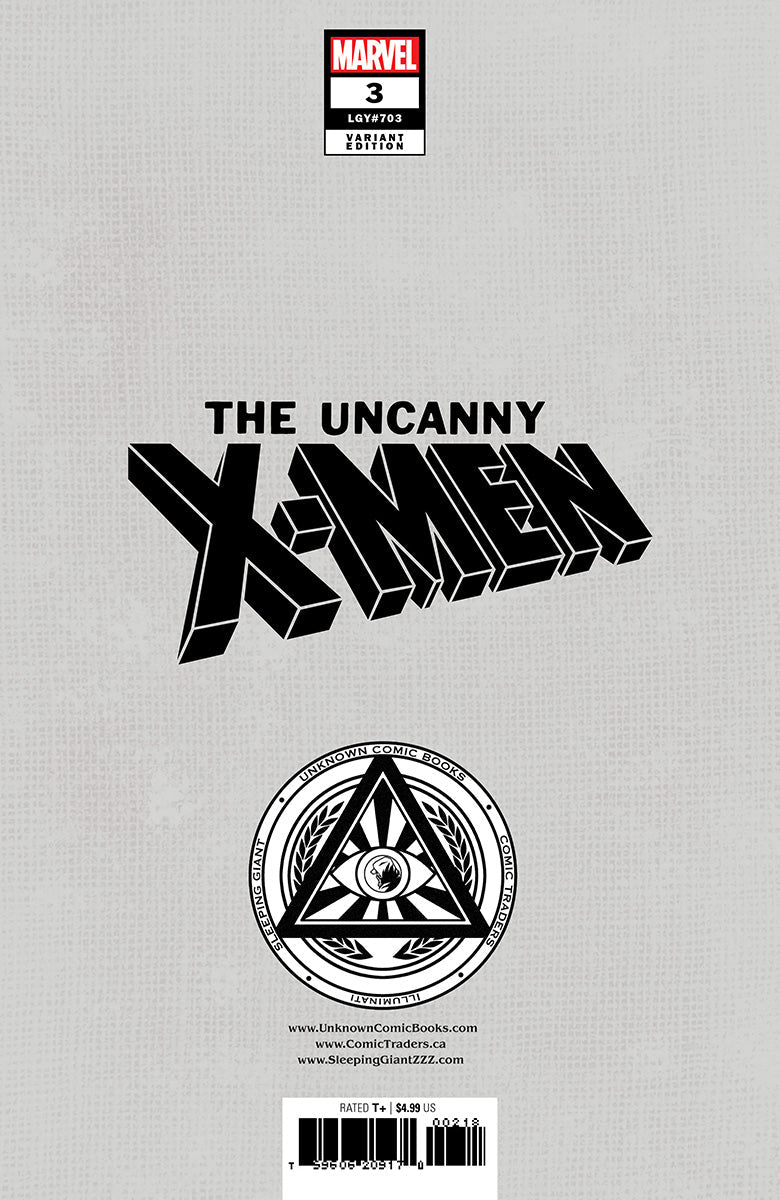 Uncanny X-Men #3 Unknown Comics Exclusive Tyler Kirkham Virgin Connecting Var (09/25/2024)