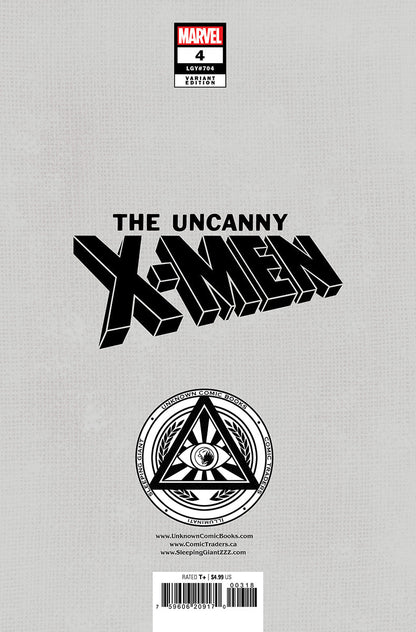 Uncanny X-Men #4 Unknown Comics Tyler Kirkham Connecting Cover Exclusive Var (10/16/2024)