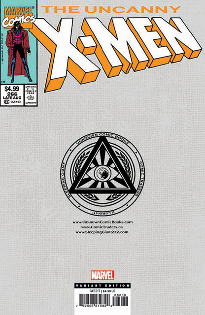 UNCANNY X-MEN #266 FACSIMILE EDITION UNKNOWN COMICS TYLER KIRKHAM VIRGIN VAR (08/07/2024)