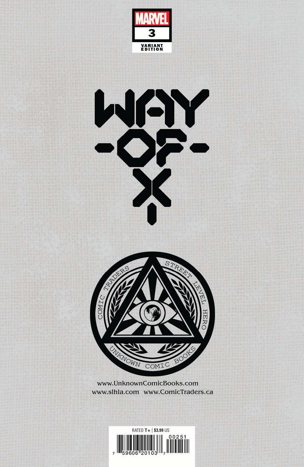 WAY OF X #3 UNKNOWN COMICS FEILPE MASSAFERA EXCLUSIVE VAR GALA (06/23/2021)