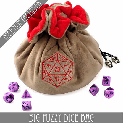 Big Fuzzy Dice Bag ( 6 Colors )