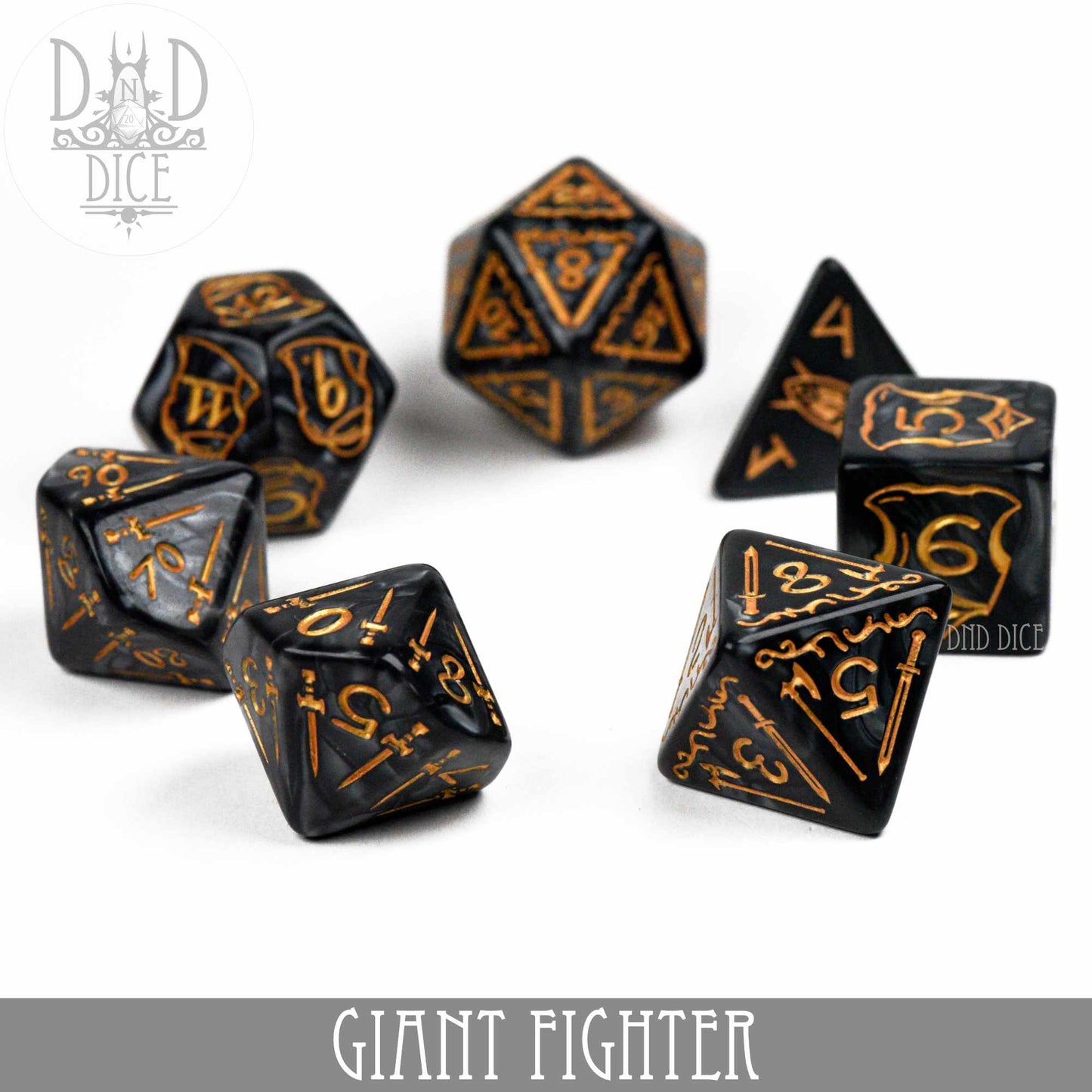 Giant Fighter Dice Set (Oversize)
