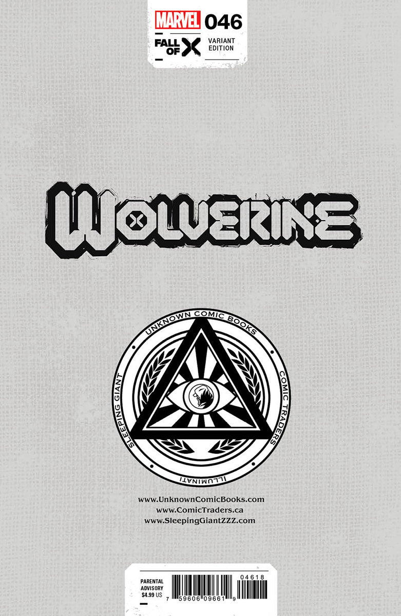 [2 Pack] Wolverine 46 Unknown Comics Mico Suayan Exclusive Var [03/27/2024]