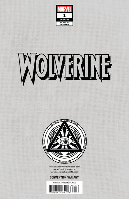 Wolverine #1 Unknown Comics Dell’Otto Exclusive Virgin Convention NYCC 2024 Var (10/23/2024)