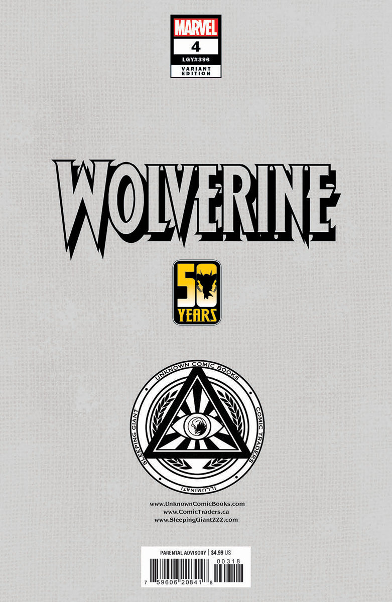 [2 PACK] WOLVERINE #4 UNKNOWN COMICS RAFAEL GRASSETTI EXCLUSIVE VAR (12/04/2024)