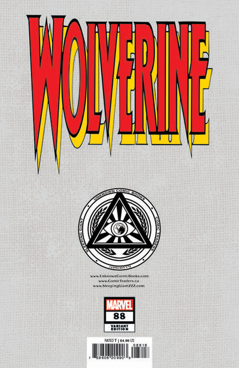 WOLVERINE #88 UNKNOWN COMICS DAVID NAKAYAMA FACSIMILE VIRGIN EXCLUSIVE VAR (07/24/2024)