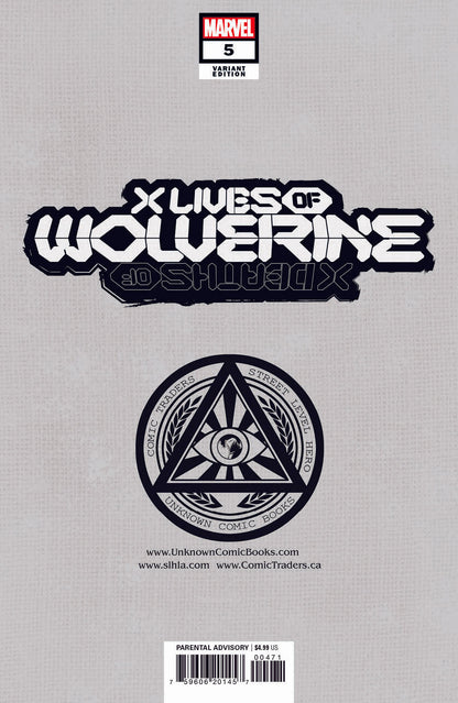 X Lives Of Wolverine 5 Unknown Comics Marco Turini Exclusive Var (03/16/2022)