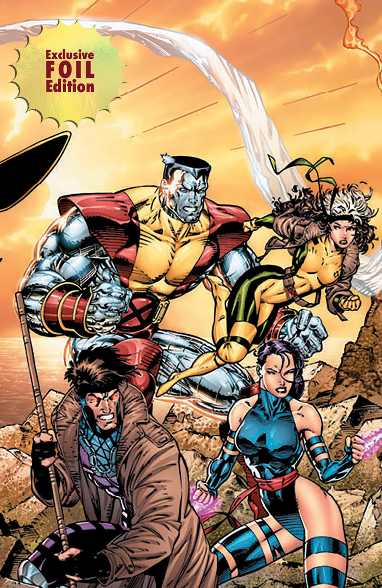 [4 PACK 🚨 Limited Edition! 🚨] [FOIL] X-Men 1991 #1 Facsimile Edition Unknown Comics Jim Lee Exclusive Connecting Cover Var (02/12/2025)