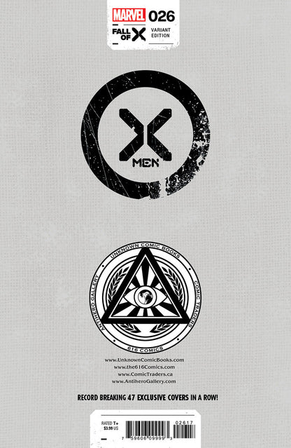 [2 Pack] X-Men #26 [Fall] Unknown Comics David Nakayama Hellfire Exclusive Var (09/06/2023)