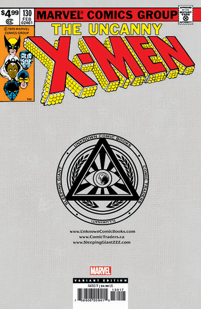 X-MEN #130 FACSIMILE EDITION UNKNOWN COMICS NATHAN SZERDY EXCLUSIVE VIRGIN VAR (04/24/2024)