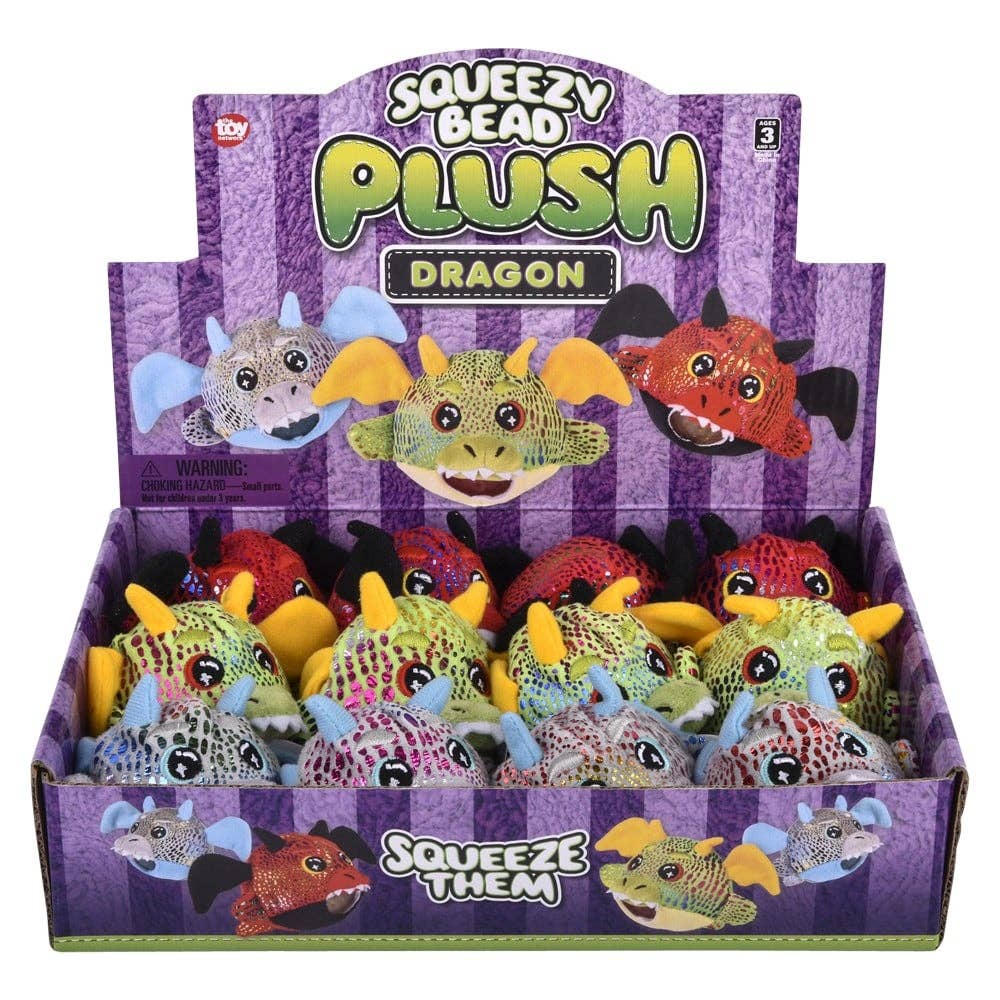 3" Dragon Squeezy Bead plush LLB Plush Toys