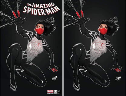 AMAZING SPIDER-MAN #21 (DAVID NAKAYAMA EXCLUSIVE TRADE/VIRGIN VARIANT SET)(2023) COMIC BOOK