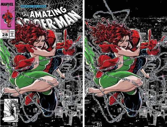 AMAZING SPIDER-MAN #28 (KAARE ANDREWS EXCLUSIVE TRADE/VIRGIN VARIANT SET)