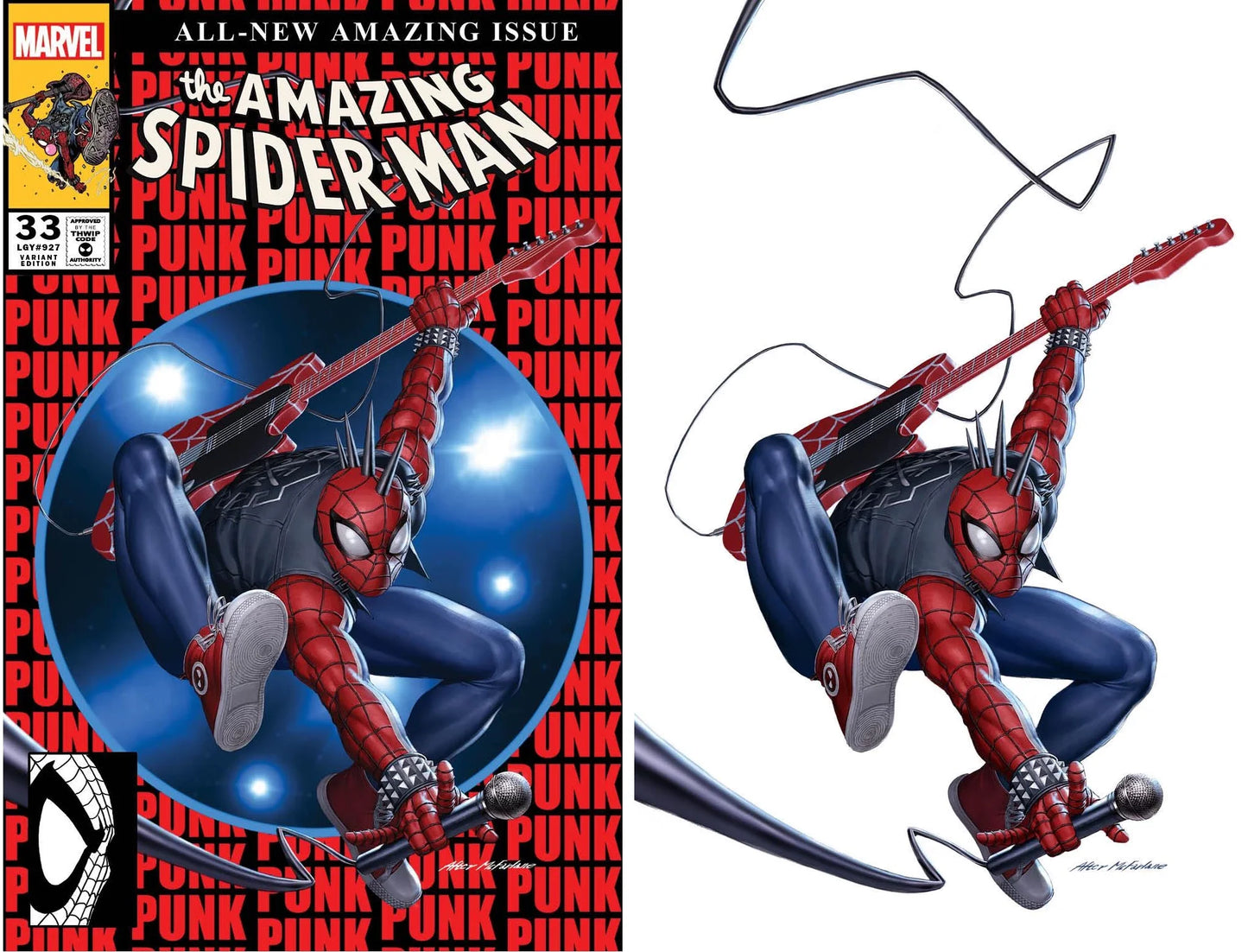 AMAZING SPIDER-MAN #33 (JUNGGUEN YOON EXCLUSIVE ASM #300 HOMAGE TRADE/VIRGIN VARIANT SET)