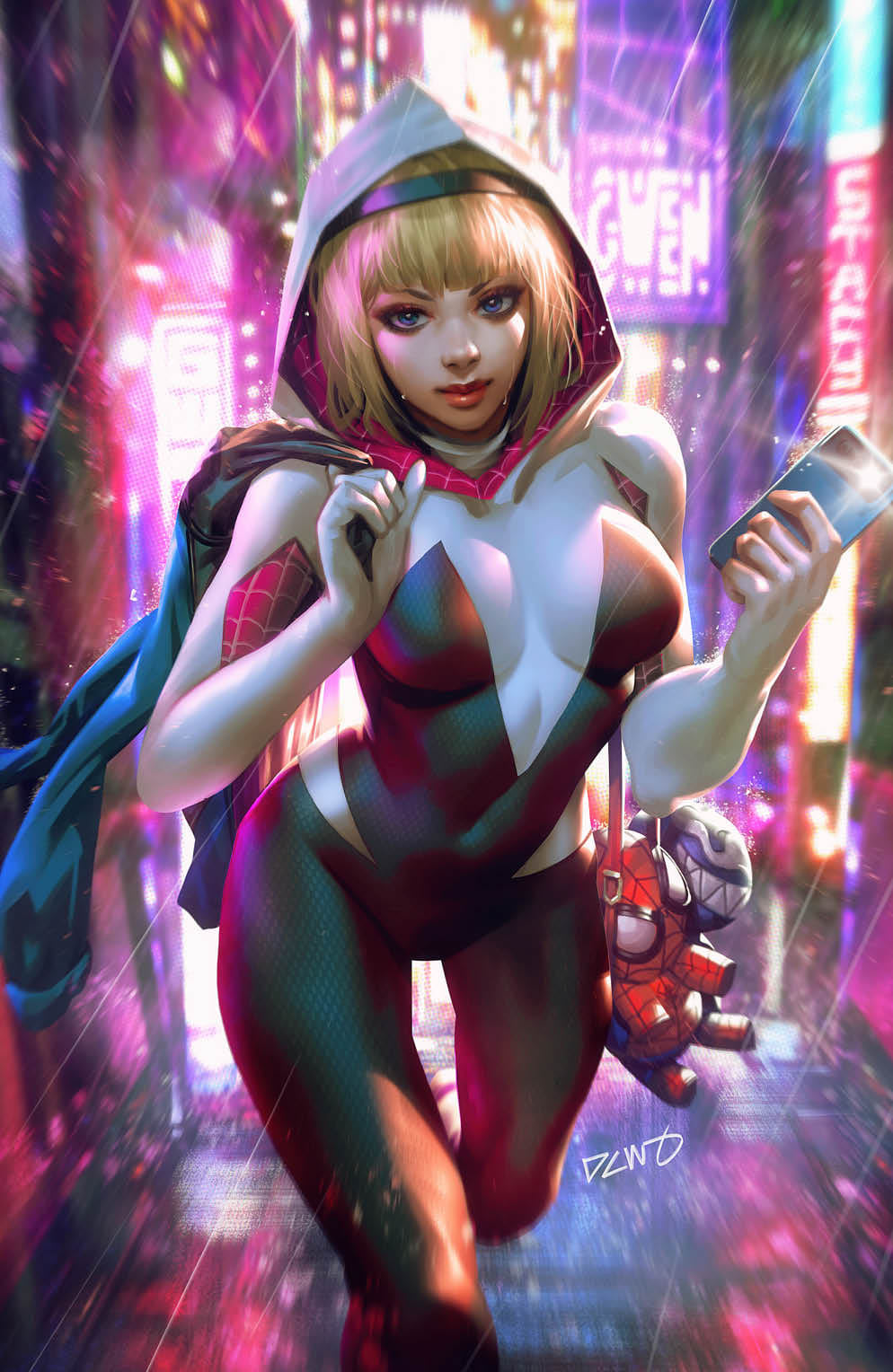 AMAZING SPIDER-MAN #35 (DERRICK CHEW EXCLUSIVE SPIDER-GWEN TRADE/VIRGIN VARIANT SET)