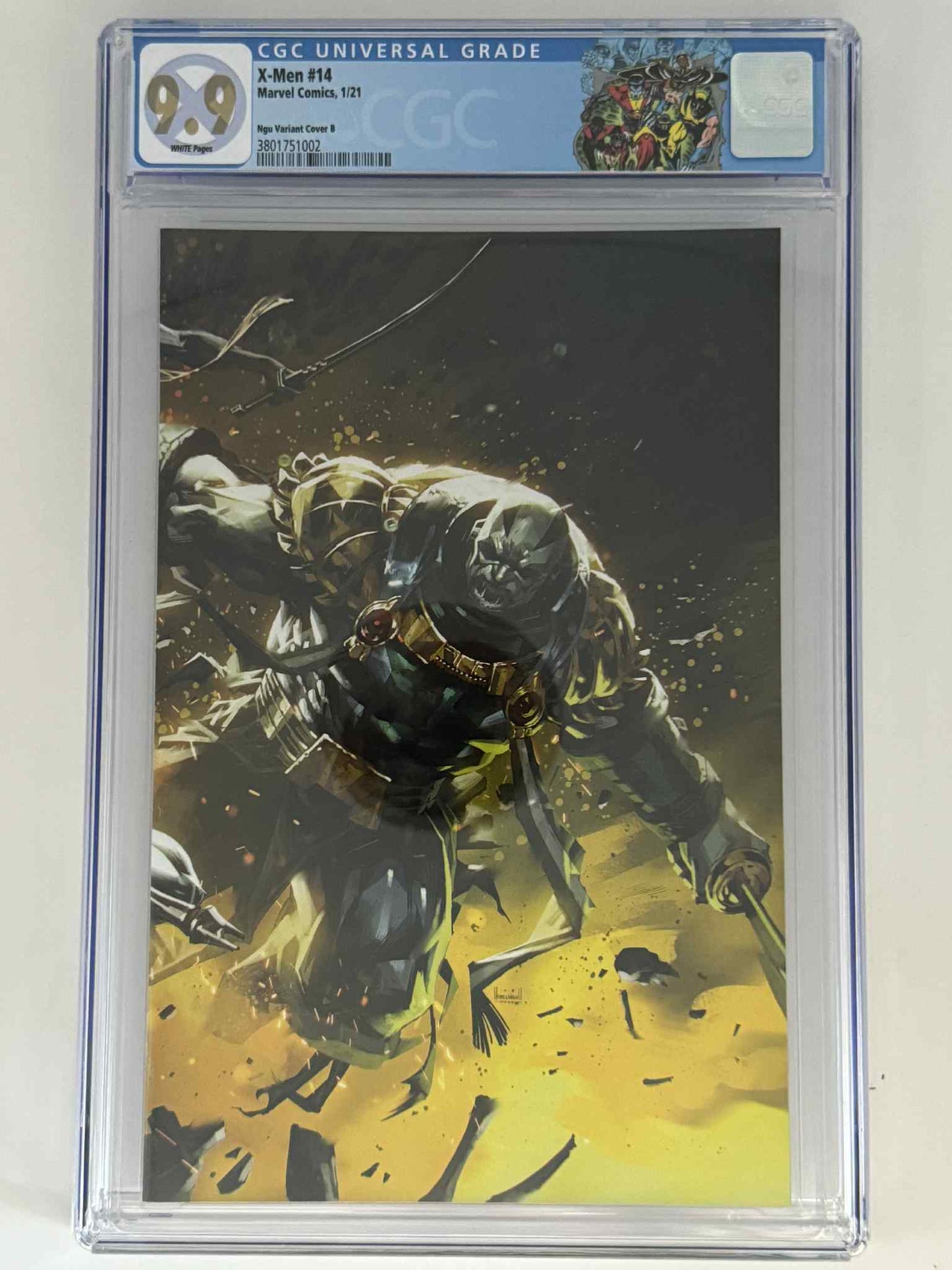 X-Men #14 CGC 9.9 Blue Label Kael Ngu Exclusive Virgin Var