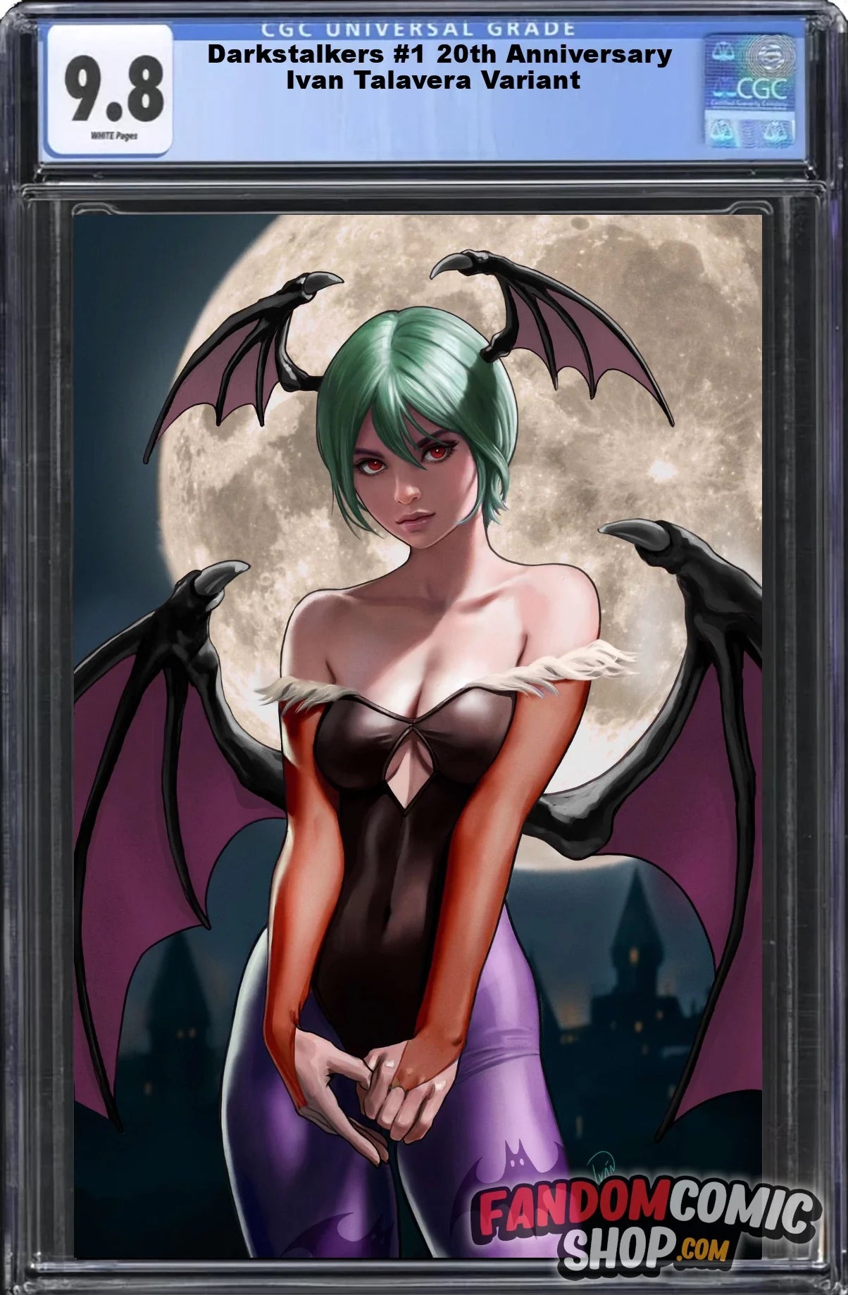 DARKSTALKERS #1 ~ 20TH ANNIVERSARY (IVAN TALAVERA EXCLUSIVE VIRGIN VARIANT A)(2024) ~ CGC Graded 9.8