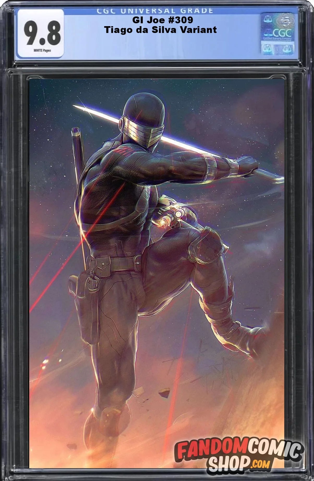 GI JOE #309 (TIAGO DA SILVA EXCLUSIVE VIRGIN VARIANT B) ~ CGC Graded 9.8