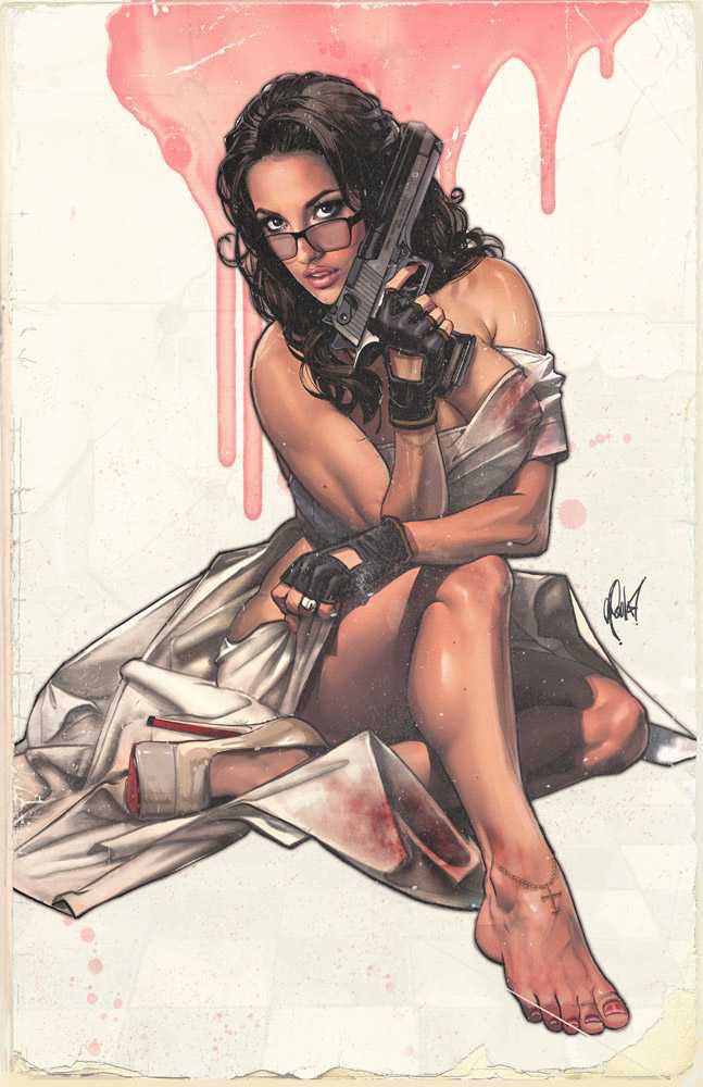 GUN HONEY: COLLISION COURSE #4 (CEDRIC POULAT EXCLUSIVE VIRGIN VARIANT B)(2024) COMIC BOOK