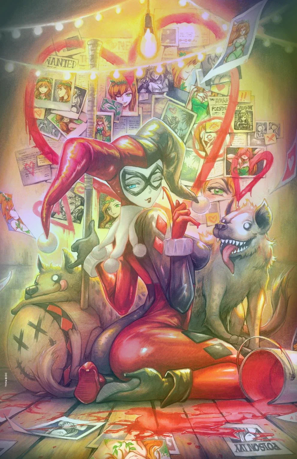 HARLEY QUINN #30 (RACHTA LIN EXCLUSIVE TRADE/VIRGIN/FOIL VARIANT SET) ~ DC Comics