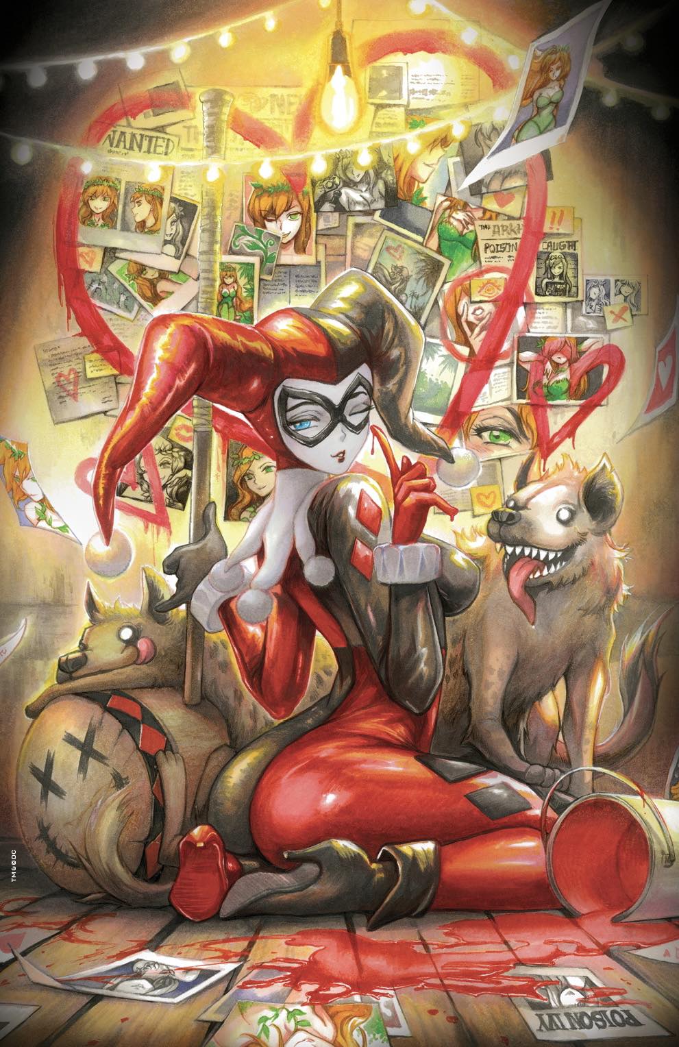 HARLEY QUINN #30 (RACHTA LIN EXCLUSIVE TRADE/VIRGIN/FOIL VARIANT SET) ~ DC Comics