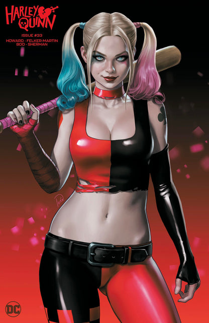 HARLEY QUINN #33 (IVAN TALAVERA EXCLUSIVE TRADE/MINIMAL VARIANT SET)(2023) ~ DC Comics