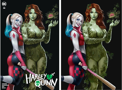 HARLEY QUINN #36 (IVAN TALAVERA EXCLUSIVE TRADE/VIRGIN VARIANT SET)(2024)