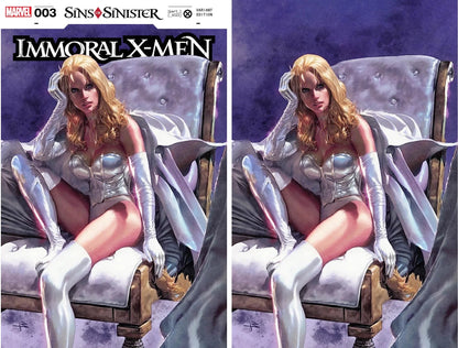 IMMORAL X-MEN #3 (MARCO TURINI EXCLUSIVE TRADE/VIRGIN VARIANT SET)(2023)