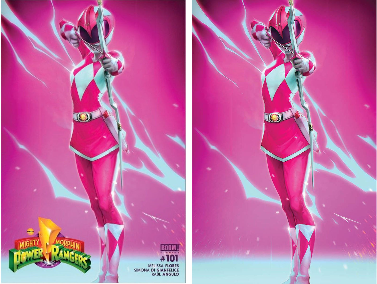 MIGHTY MORPHIN POWER RANGERS #101 (IVAN TAO EXCLUSIVE TRADE/VIRGIN VARIANT SET) ~ BOOM!