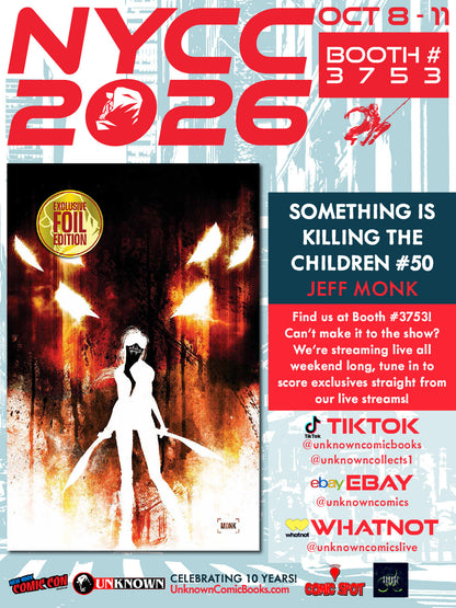 [FOIL] SOMETHING IS KILLING THE CHILDREN #50 JEFF MONK NYCC EXCLUSIVE VIRGIN VAR (10/28/2026)