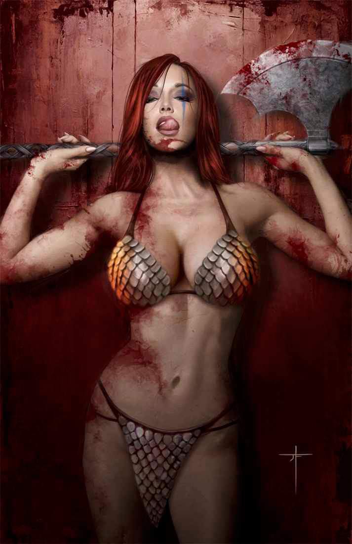 RED SONJA: EMPIRE OF THE DAMNED #1 (JAY FERGUSON EXCLUSIVE VIRGIN VARIANT A & B SET)