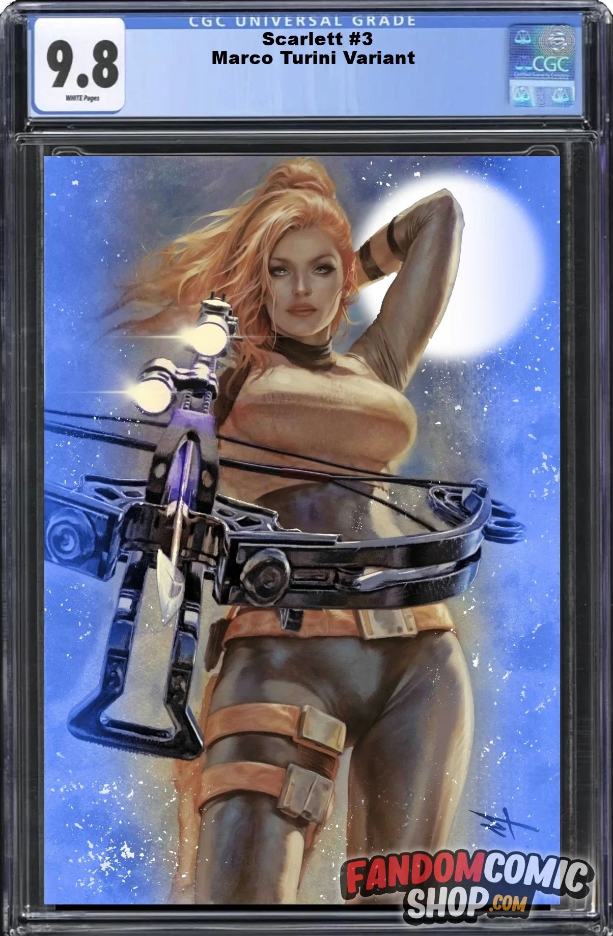 SCARLETT #3 (MARCO TURINI EXCLUSIVE VIRGIN VARIANT B) ~ CGC Graded 9.8