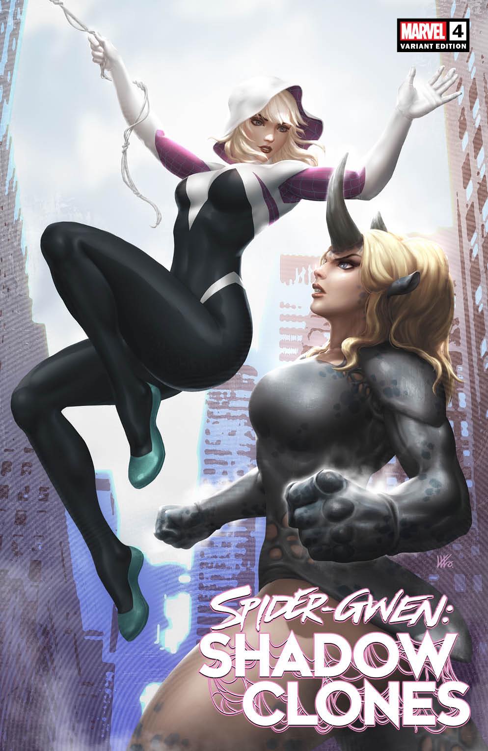 SPIDER-GWEN: SHADOW CLONES #4 (KENDRICK "KUNKKA" LIM EXCLUSIVE VARIANT)(2023) COMIC BOOK