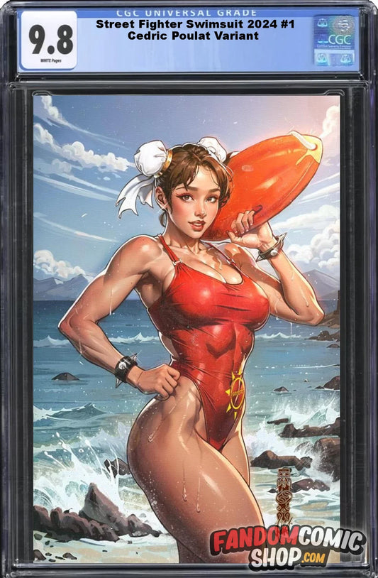 STREET FIGHTER 2024 SWIMSUIT ISSUE #1 (CEDRIC POULAT EXCLUSIVE VIRGIN VARIANT B)(2024) ~ CGC Graded 9.8