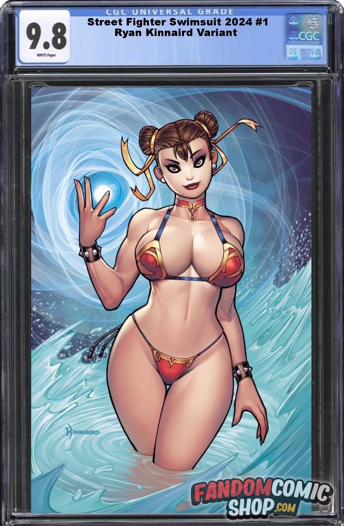 STREET FIGHTER 2024 SWIMSUIT ISSUE #1 (RYAN KINNAIRD EXCLUSIVE VIRGIN VARIANT B)(2024) ~ CGC Graded 9.8