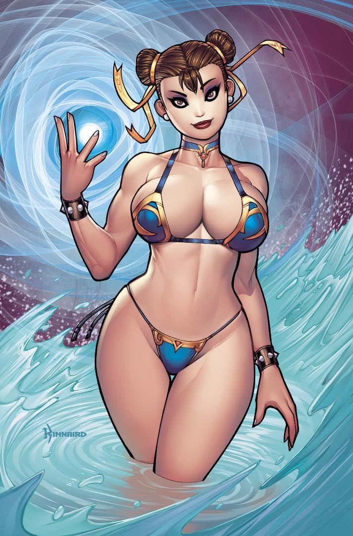 STREET FIGHTER 2024 SWIMSUIT ISSUE #1 (RYAN KINNAIRD EXCLUSIVE VIRGIN VARIANT A)(2024) COMIC BOOK