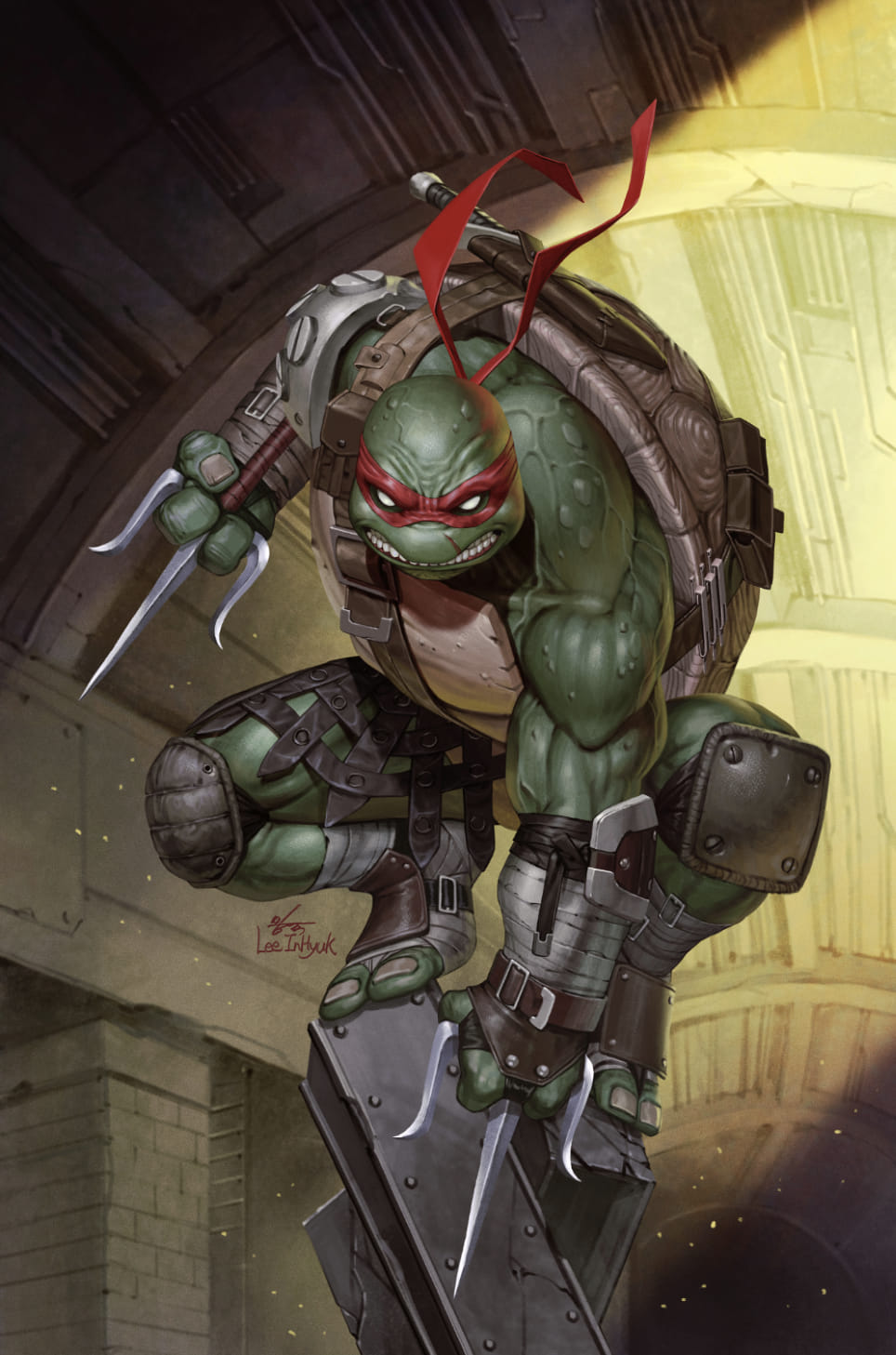 TEENAGE MUTANT NINJA TURTLES #1 (INHYUK LEE EXCLUSIVE VIRGIN VARIANT) ~ IDW TMNT