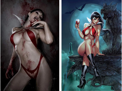 VAMPIRELLA vs. THE SUPERPOWERS #1 (ELIAS CHATZOUDIS & JAY FERGUSON EXCLUSIVE VIRGIN VARIANT SET)