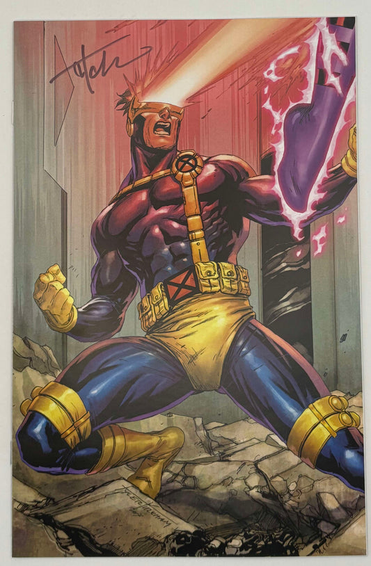 [Signed by Tyler Kirkham] X-MEN #6 Tyler Kirkham | Unknown Connecting Cover Excl Virgin Var
