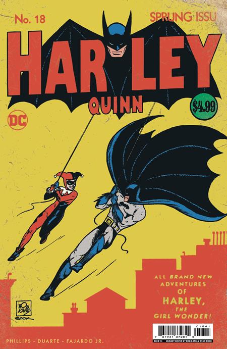 HARLEY QUINN #18 CVR C RYAN SOOK HOMAGE CARD STOCK VAR