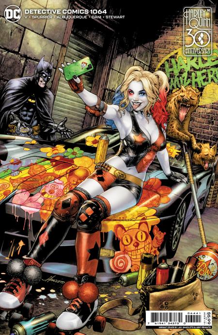 DETECTIVE COMICS #1064 CVR C JAY ANACLETO HARLEY QUINN 30TH ANNIVERSARY CARD STOCK VAR