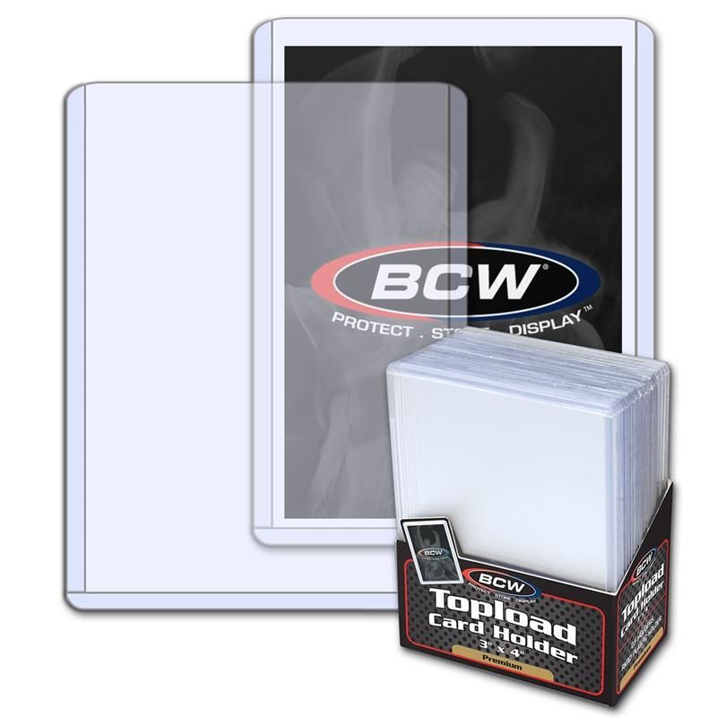 BCW Toploader - Premium 3" x 4"