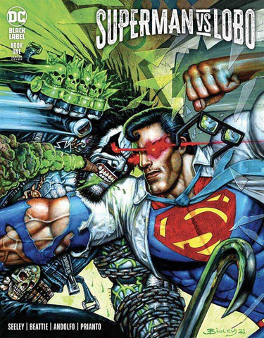 Superman vs Lobo #1 (Of 3) Cover B Simon Bisley Variant (Mature)