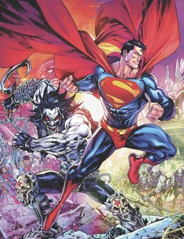 Superman vs Lobo #2 (Of 3) Cover B Fico Ossio Variant (Mature)