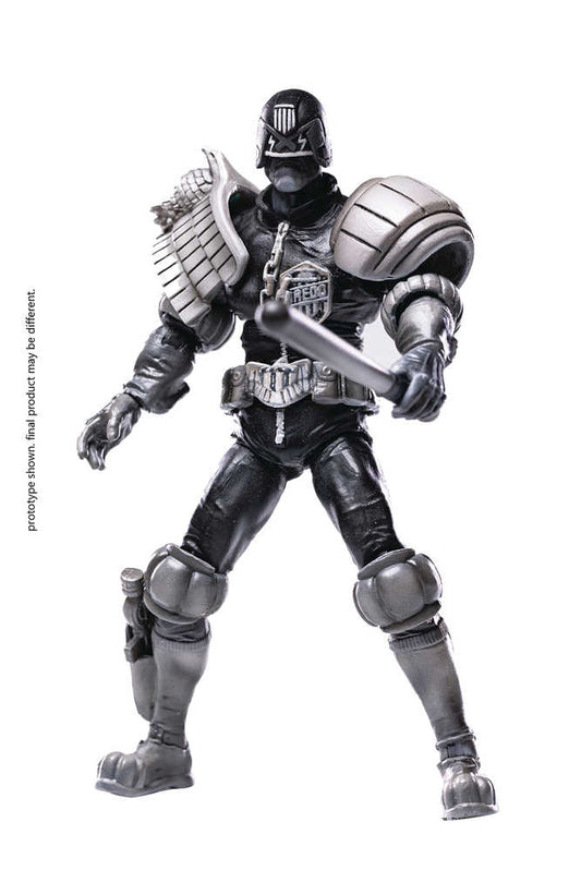 Judge Dredd Black And White Judge Dredd Previews Exclusive 1/18 Mini Action Figure