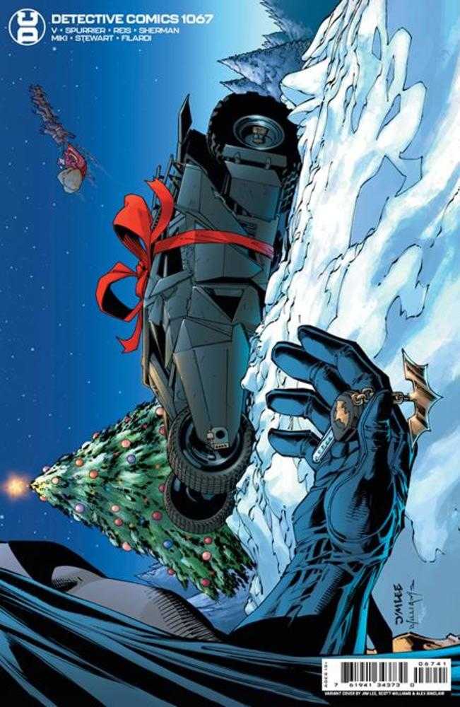 Detective Comics #1067 Cover C Jim Lee Scott Williams Alex Sinclair DC Holiday Card Card Stock Variant