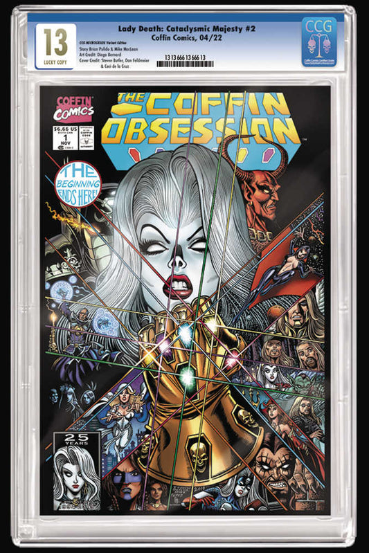 Lady Death Cataclysmic Majesty #2 (Of 2) Cover F Obsession Edition